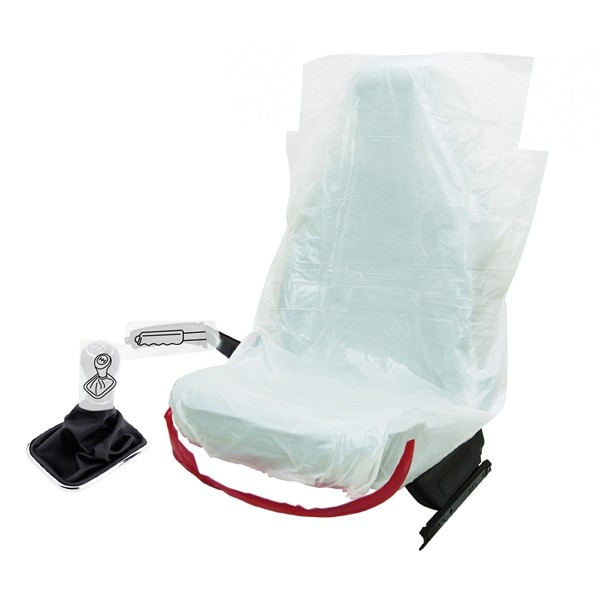 Disposable 3-in-1 Car Service Protection Kit - 250 Sets