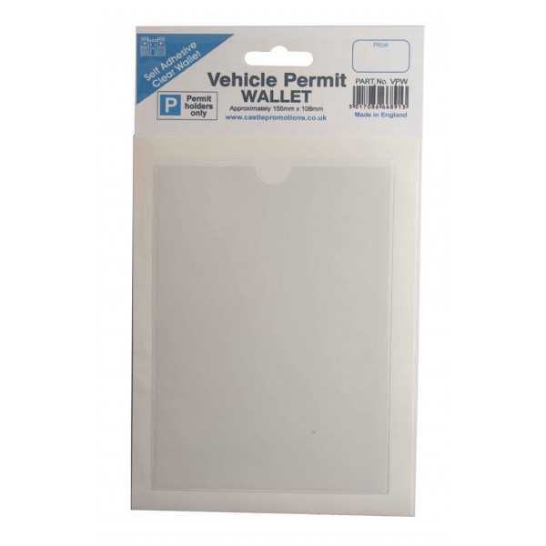 Card/Permit Holder - Transparent