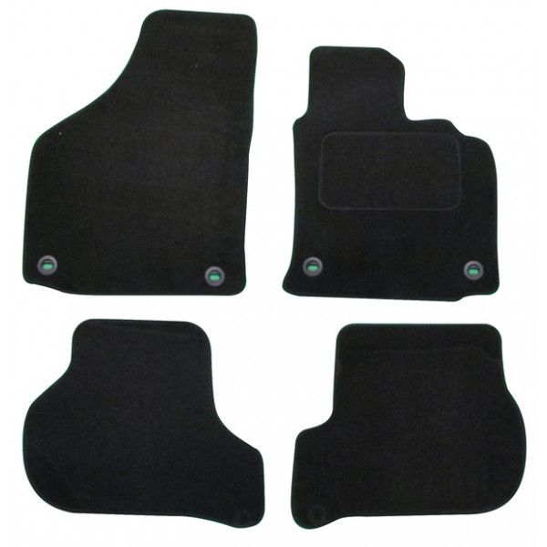 Standard Tailored Car Mat - VW Golf 5 & TDi Oval [With Clips] (2004-2007) - Pattern 1350