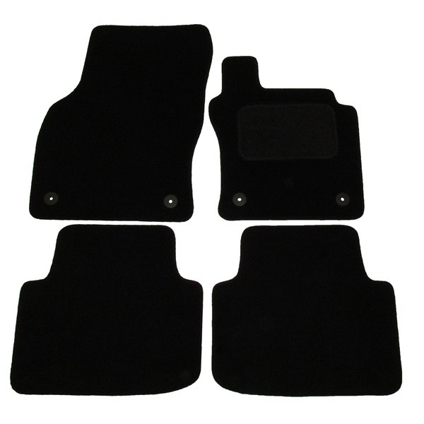 Standard Tailored Car Mat - VW Passat [With 4 Clips] (2015 Onwards) - Pattern 3460