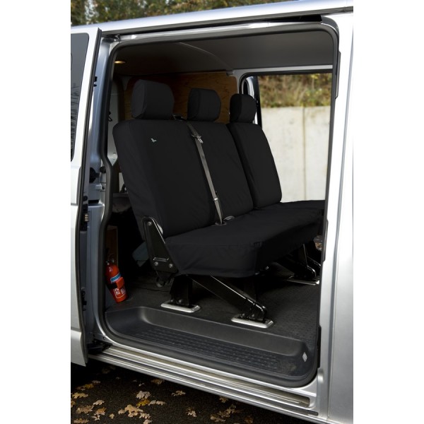 Van Seat Cover - Optional Second Row Set - Black - Volkswagen Transporter 5