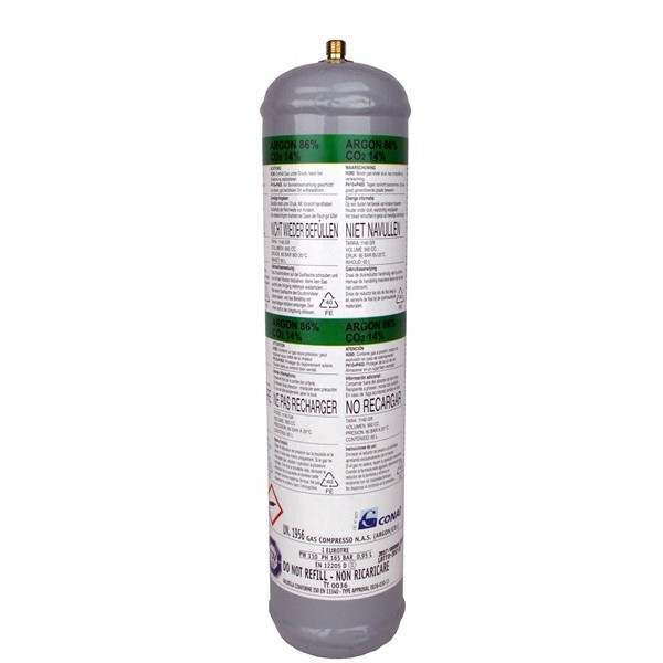 Mig Welder - Argon/CO2 Disposable Cylinder