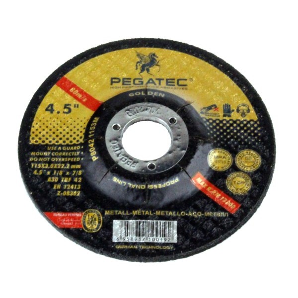 Metal Grinding Disc - 4.5in. x 0.25in.