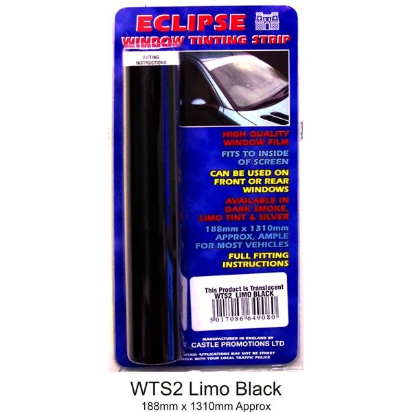 Window Tint Strip - Limo Black