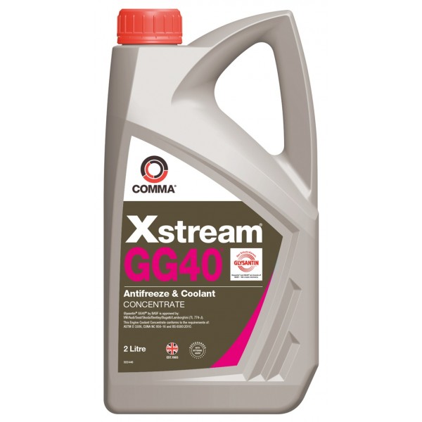 Xstream GG40 Antifreeze & Coolant - Concentrated - 2 Litre