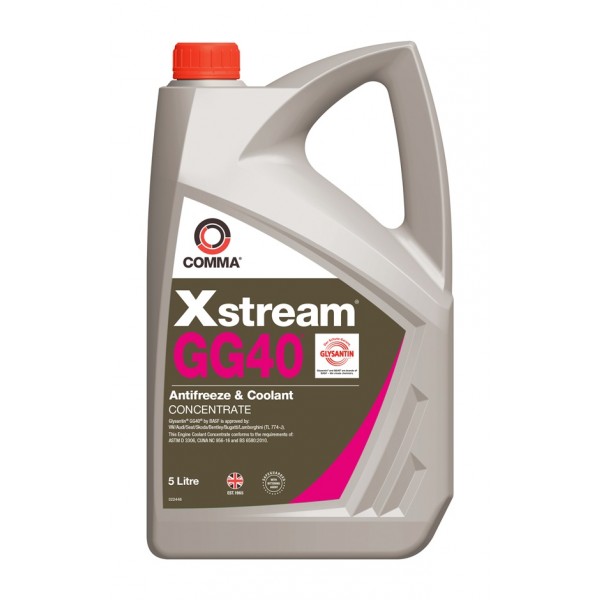 Xstream GG40 Antifreeze & Coolant - Concentrated - 5 Litre
