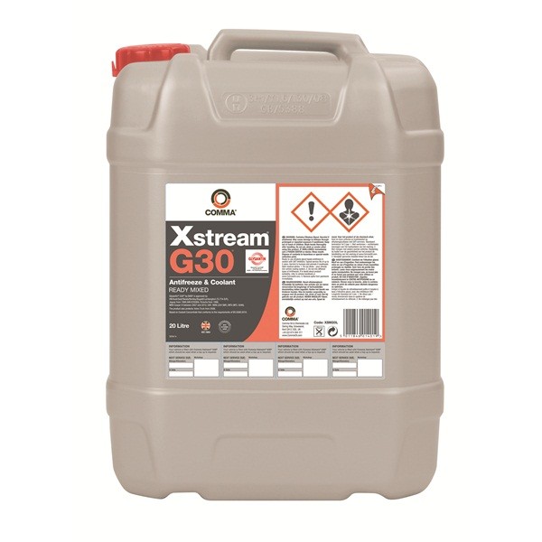 Xstream G30 Antifreeze & Coolant - Ready To Use - 20 Litre