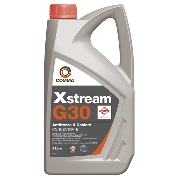 Xstream G30 Antifreeze & Coolant Concentrated 2 Litre KMC Car Parts